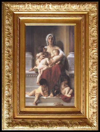 framed  Adolphe William Bouguereau Charity (mk26), Ta3142-1